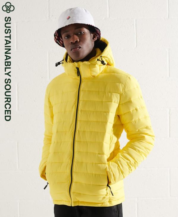 Superdry Hommes veste fuji à capuche D64Z1162 vêtements jaune