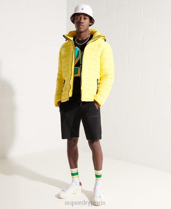 Superdry Hommes veste fuji à capuche D64Z1162 vêtements jaune