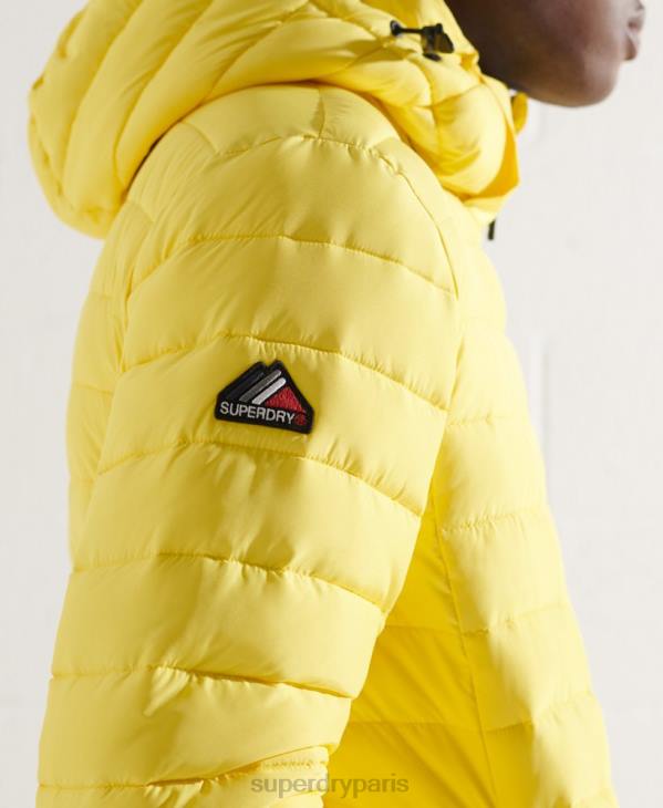 Superdry Hommes veste fuji à capuche D64Z1162 vêtements jaune