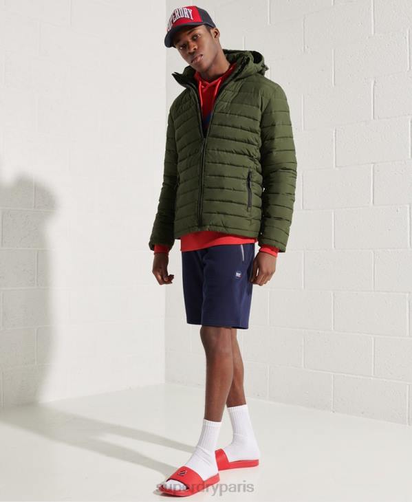 Superdry Hommes veste fuji à capuche D64Z4657 vêtements kaki