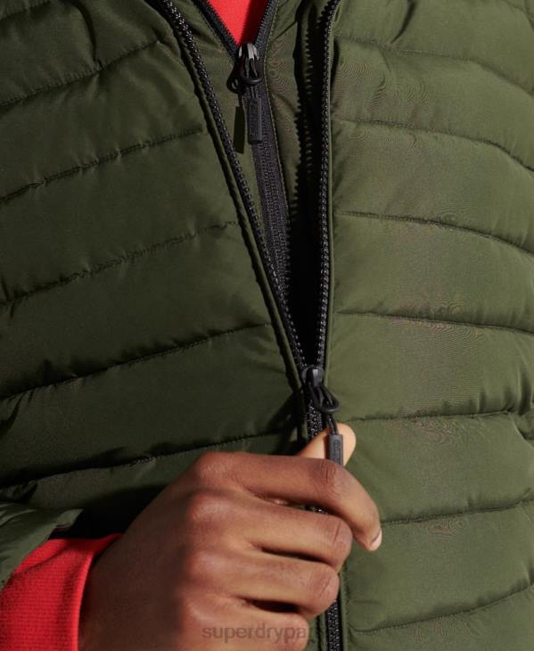 Superdry Hommes veste fuji à capuche D64Z4657 vêtements kaki