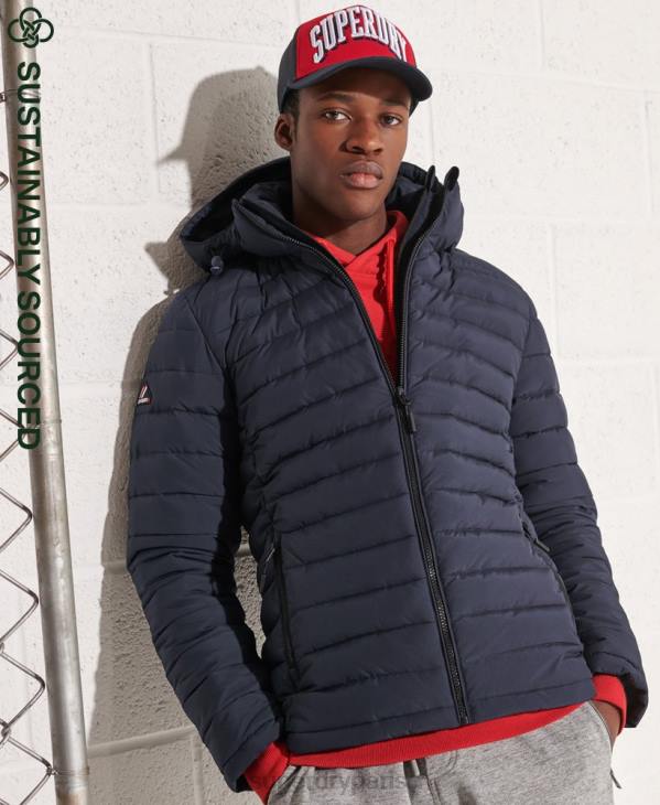 Superdry Hommes veste fuji à capuche D64Z4668 vêtements marine