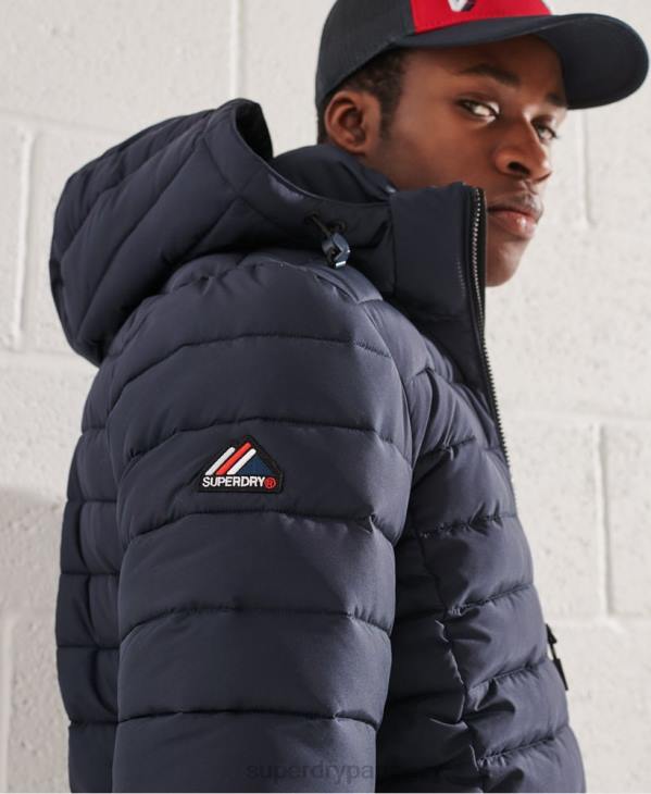 Superdry Hommes veste fuji à capuche D64Z4668 vêtements marine