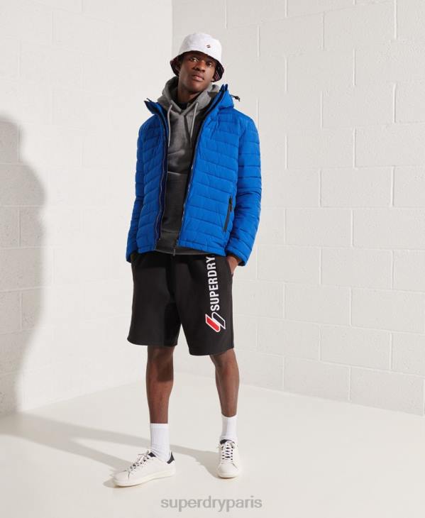 Superdry Hommes veste fuji à capuche D64Z4704 vêtements bleu