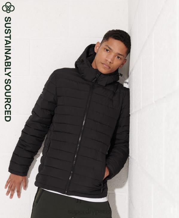 Superdry Hommes veste fuji à capuche D64Z4729 vêtements noir