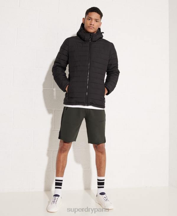 Superdry Hommes veste fuji à capuche D64Z4729 vêtements noir