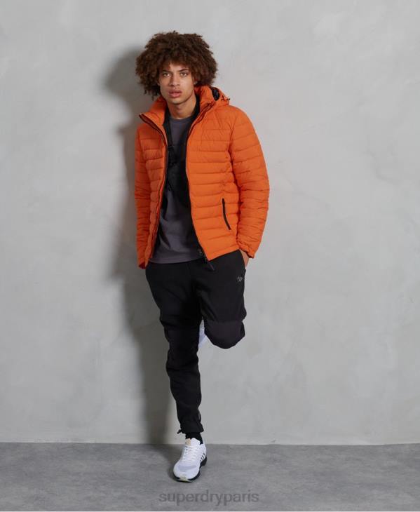 Superdry Hommes veste fuji à capuche D64Z4747 vêtements orange