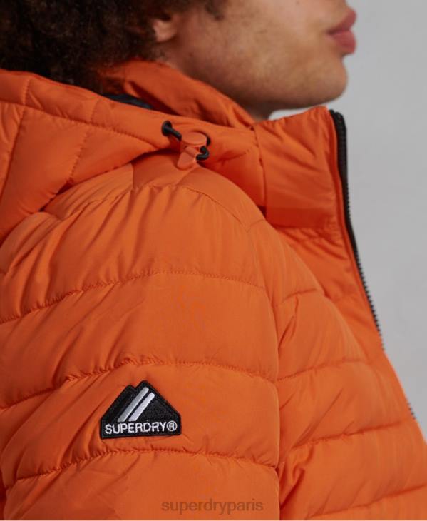 Superdry Hommes veste fuji à capuche D64Z4747 vêtements orange