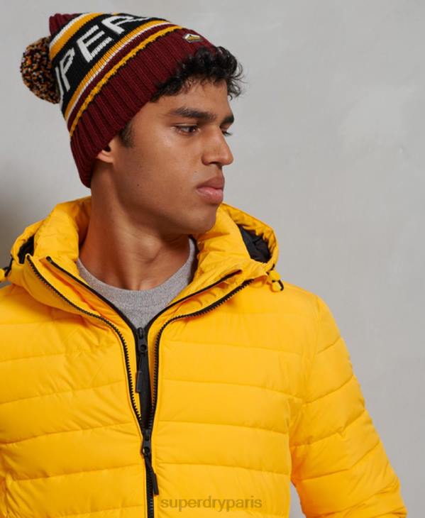 Superdry Hommes veste fuji à capuche D64Z4748 vêtements jaune