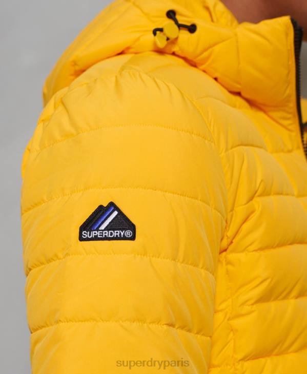 Superdry Hommes veste fuji à capuche D64Z4748 vêtements jaune