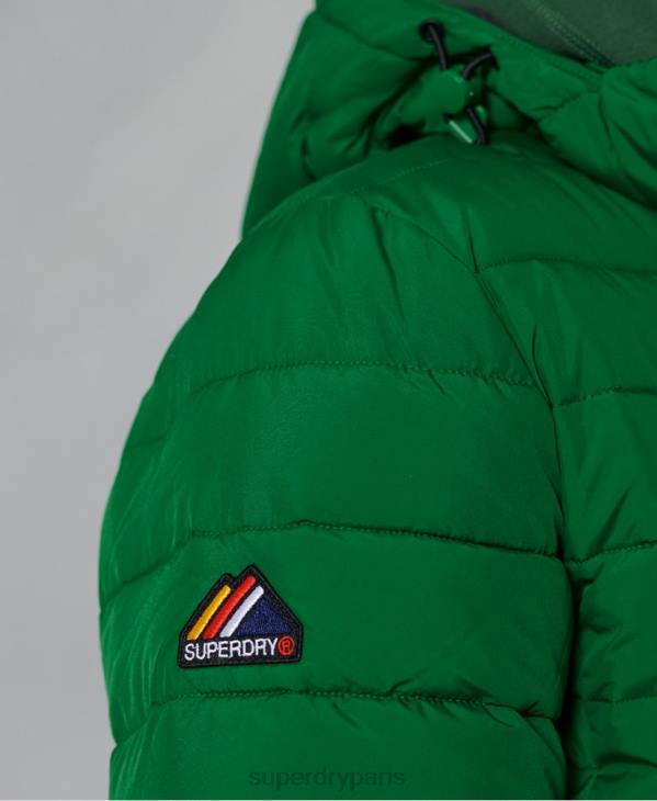 Superdry Hommes veste fuji à capuche D64Z4752 vêtements vert
