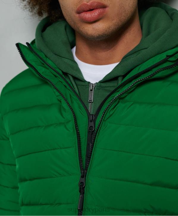 Superdry Hommes veste fuji à capuche D64Z4752 vêtements vert