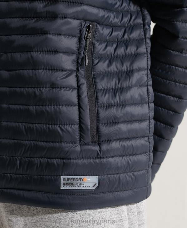 Superdry Hommes veste fuji repliable sans capuche D64Z1177 vêtements marine