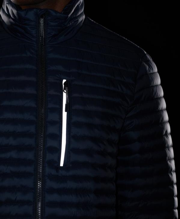 Superdry Hommes veste fuji repliable sans capuche D64Z1177 vêtements marine