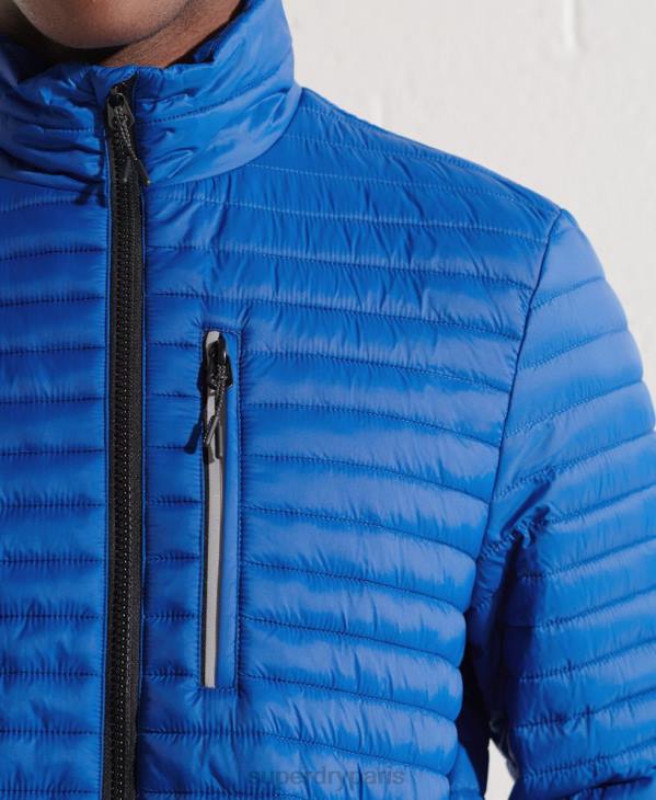 Superdry Hommes veste fuji repliable sans capuche D64Z1191 vêtements bleu