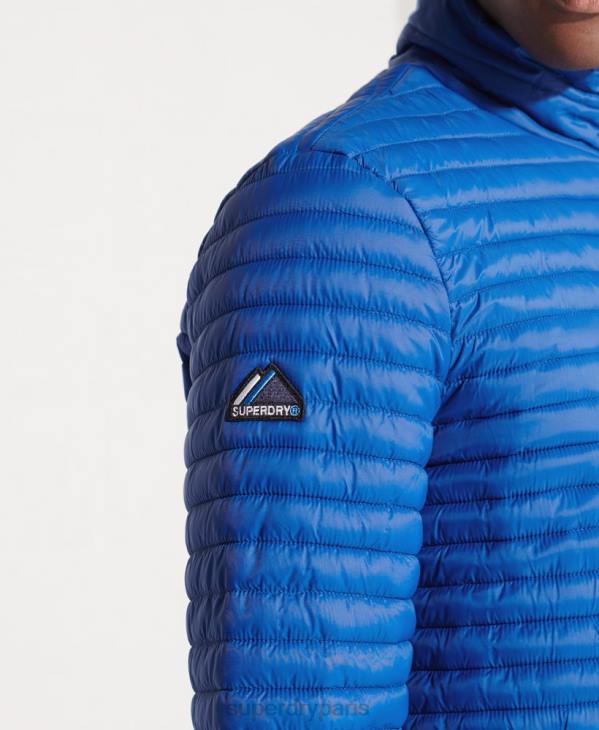 Superdry Hommes veste fuji repliable sans capuche D64Z1191 vêtements bleu
