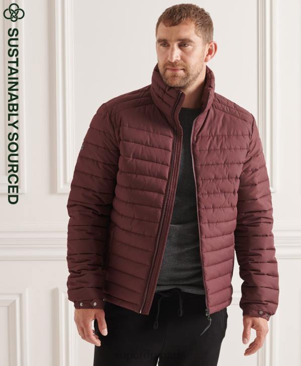 Superdry Hommes veste fuji studios sans capuche D64Z1154 vêtements rouge