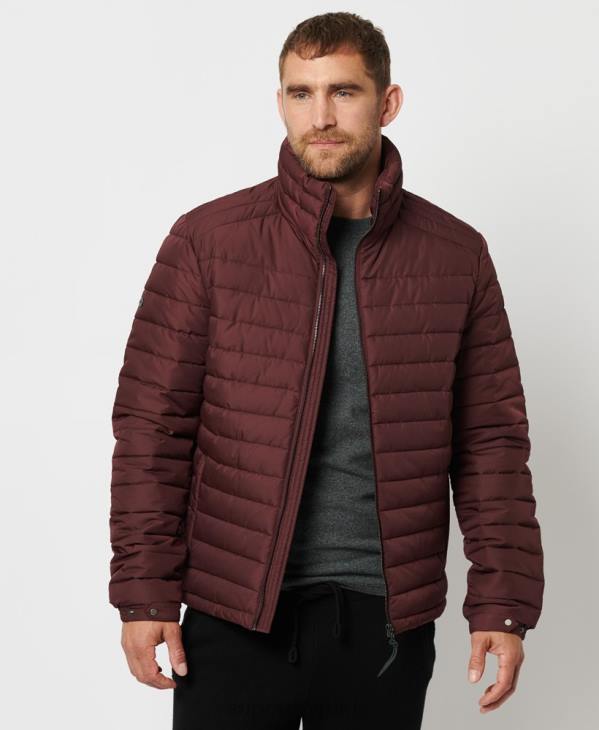 Superdry Hommes veste fuji studios sans capuche D64Z1154 vêtements rouge