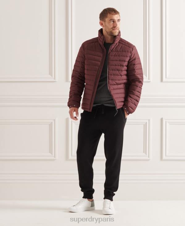Superdry Hommes veste fuji studios sans capuche D64Z1154 vêtements rouge