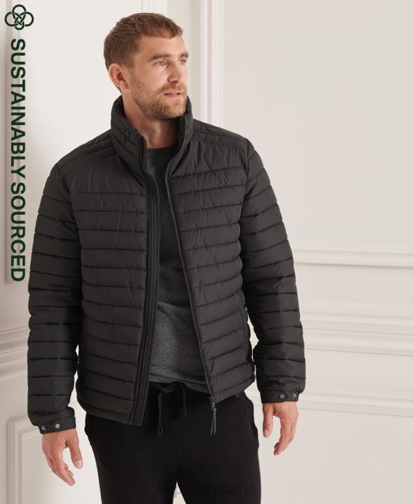Superdry Hommes veste fuji studios sans capuche D64Z4663 vêtements noir