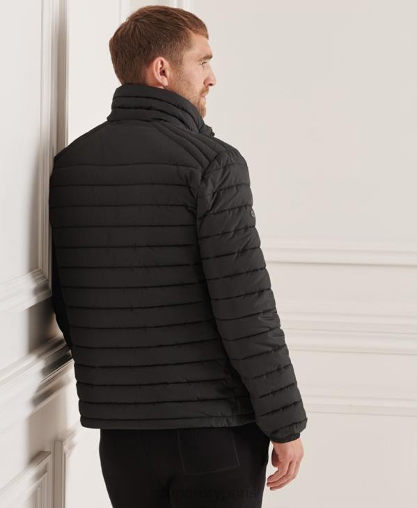 Superdry Hommes veste fuji studios sans capuche D64Z4663 vêtements noir