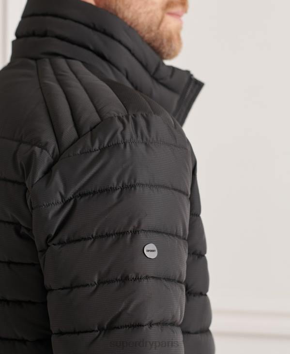 Superdry Hommes veste fuji studios sans capuche D64Z4663 vêtements noir