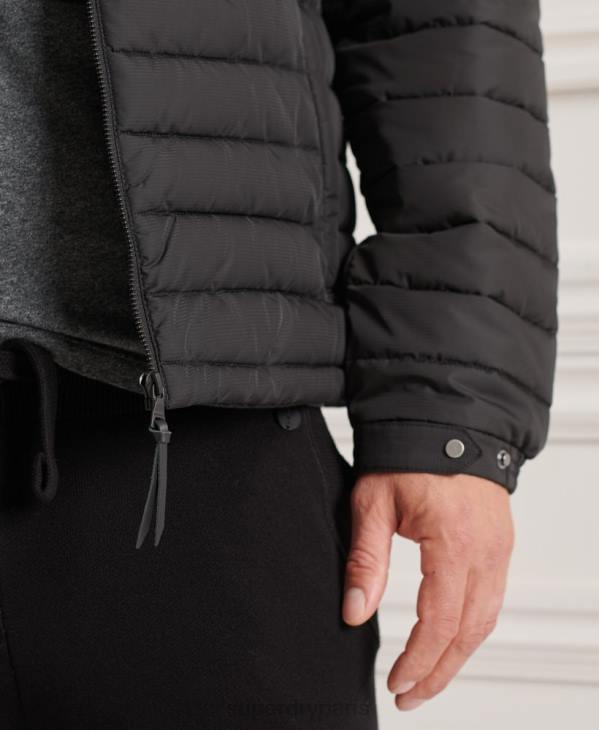 Superdry Hommes veste fuji studios sans capuche D64Z4663 vêtements noir