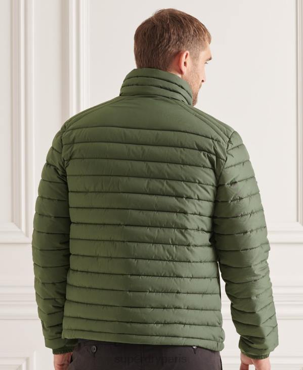 Superdry Hommes veste fuji studios sans capuche D64Z4678 vêtements vert