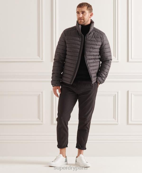 Superdry Hommes veste fuji studios sans capuche D64Z4679 vêtements gris