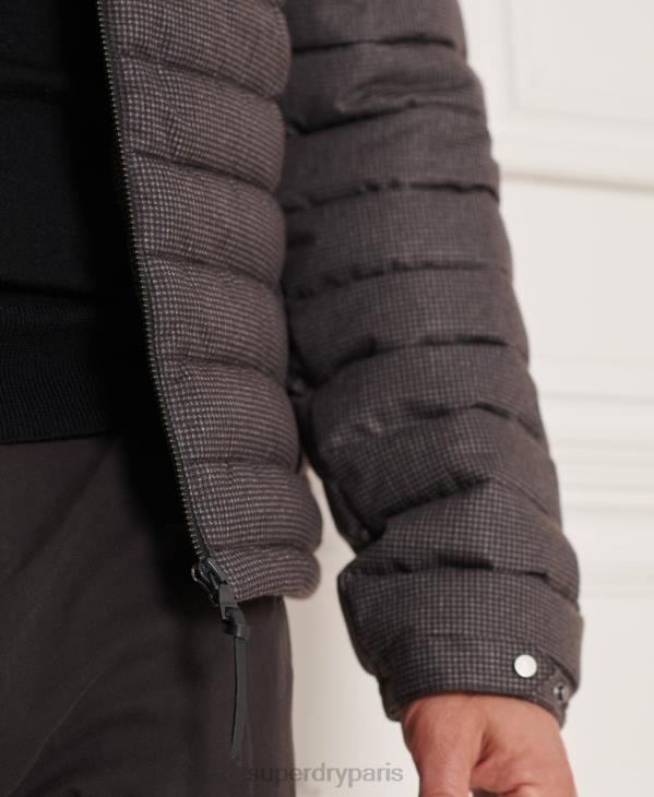 Superdry Hommes veste fuji studios sans capuche D64Z4679 vêtements gris