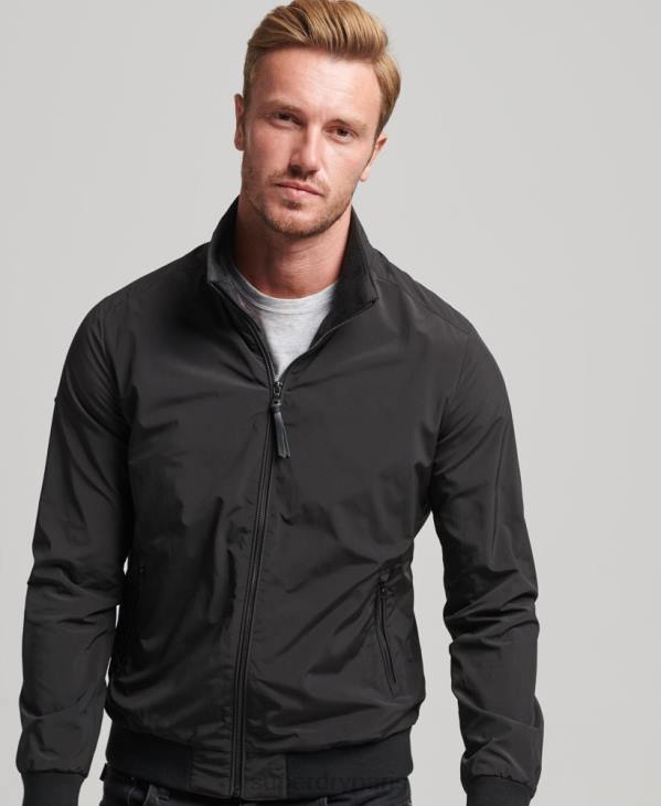 Superdry Hommes veste harrington D64Z4563 vêtements noir