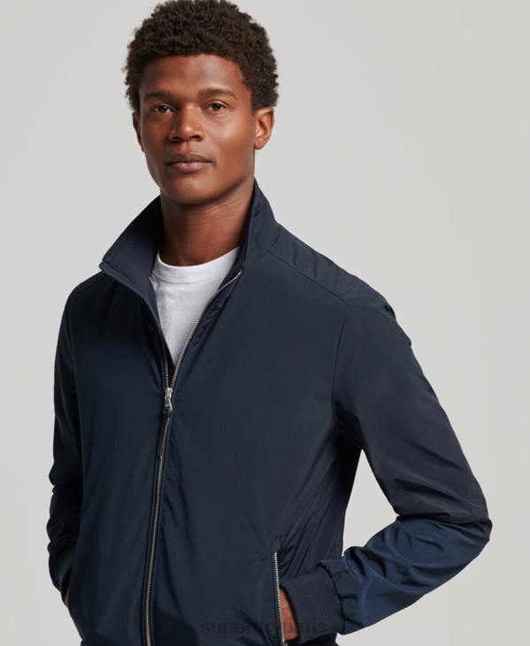 Superdry Hommes veste harrington D64Z4564 vêtements marine