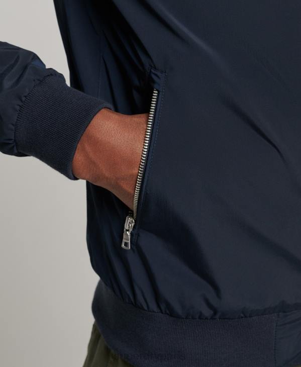 Superdry Hommes veste harrington D64Z4564 vêtements marine