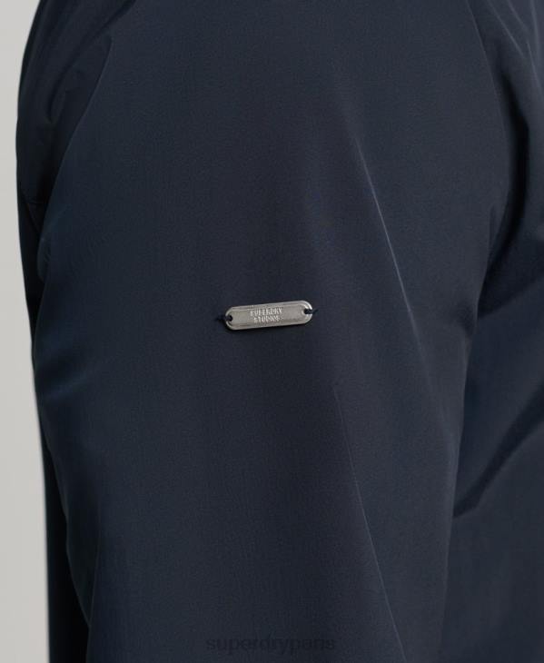 Superdry Hommes veste harrington D64Z4564 vêtements marine