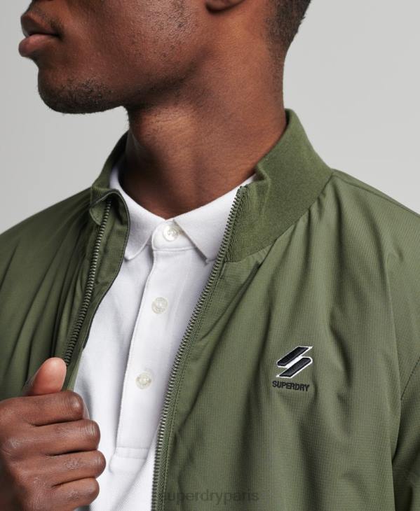 Superdry Hommes veste harrington code training D64Z1096 vêtements kaki