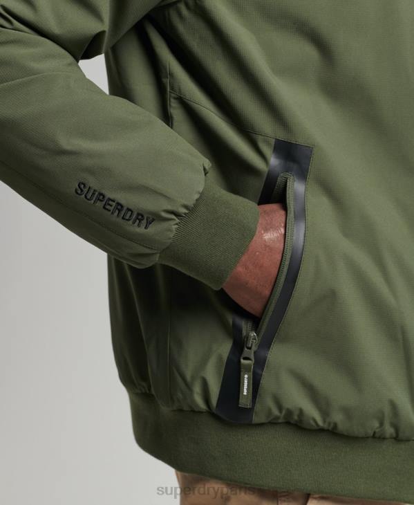 Superdry Hommes veste harrington code training D64Z1096 vêtements kaki