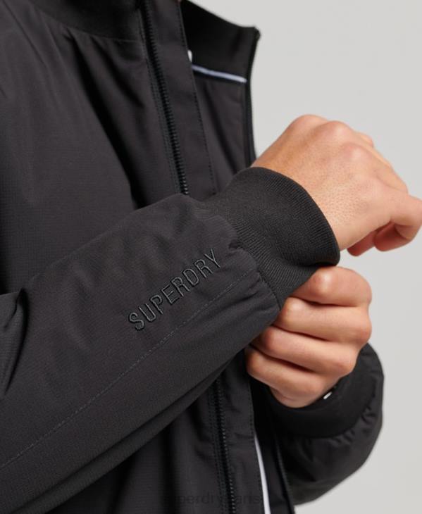 Superdry Hommes veste harrington d'entraînement D64Z1038 vêtements noir