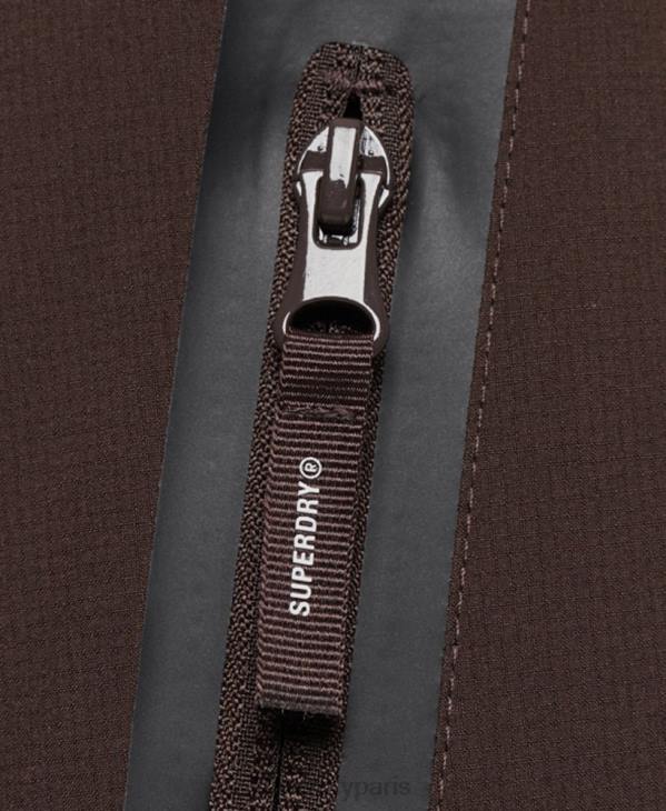Superdry Hommes veste harrington d'entraînement D64Z1053 vêtements brun