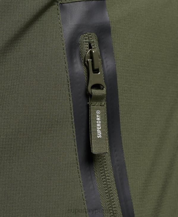 Superdry Hommes veste harrington d'entraînement D64Z925 vêtements kaki