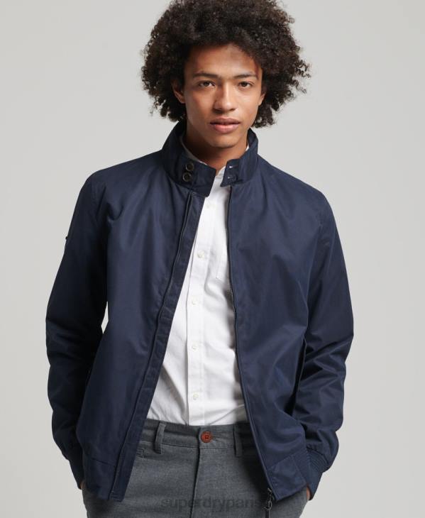 Superdry Hommes veste harrington emblématique D64Z4443 vêtements marine