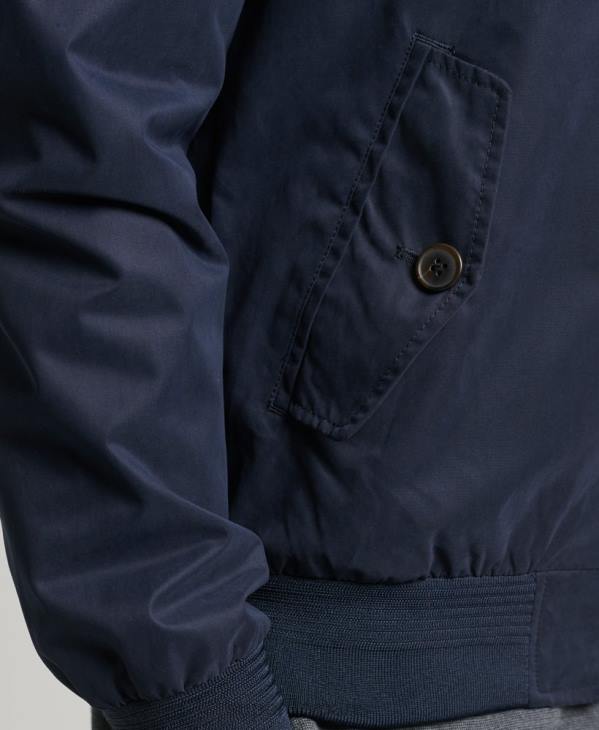 Superdry Hommes veste harrington emblématique D64Z4443 vêtements marine