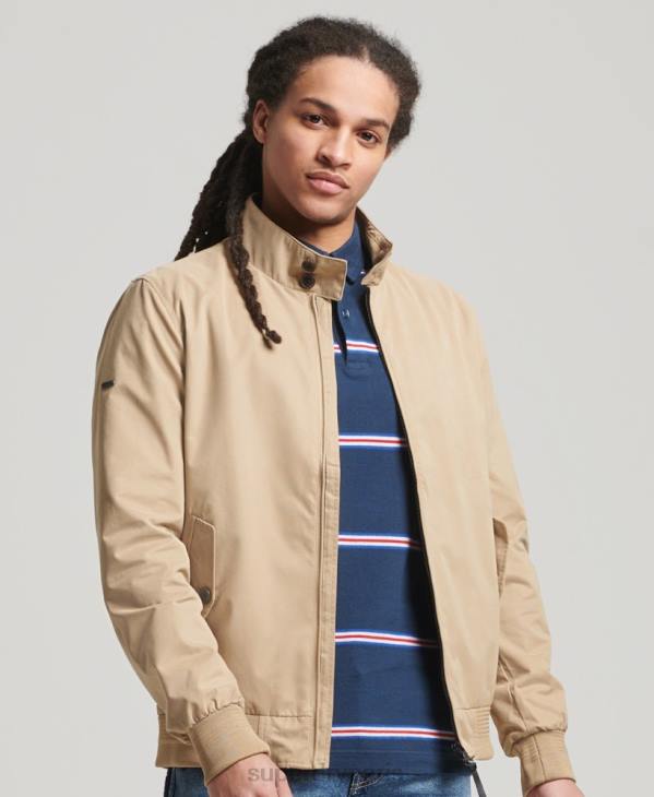 Superdry Hommes veste harrington emblématique D64Z4709 vêtements bronzer