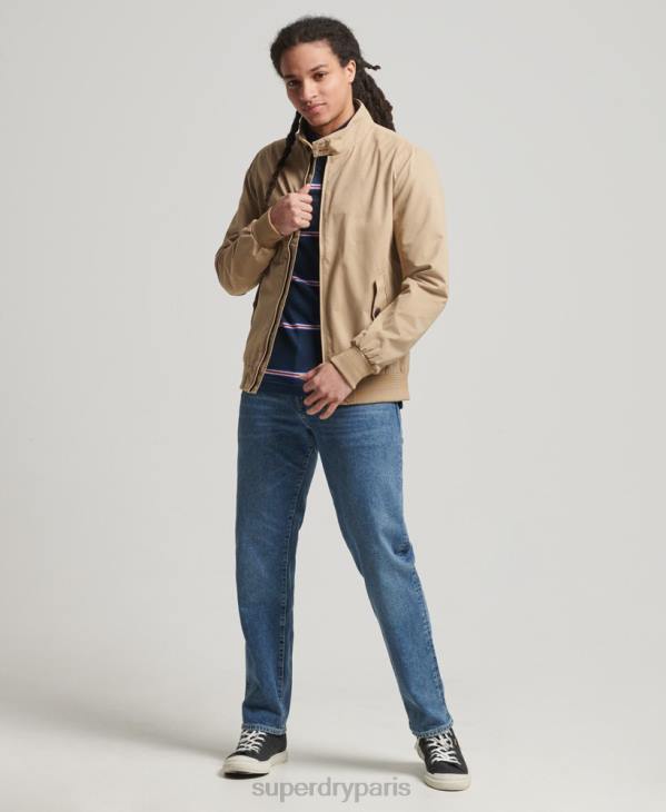 Superdry Hommes veste harrington emblématique D64Z4709 vêtements bronzer