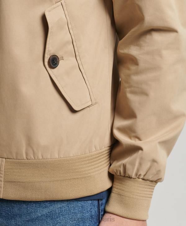 Superdry Hommes veste harrington emblématique D64Z4709 vêtements bronzer
