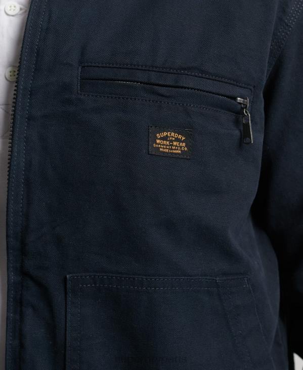 Superdry Hommes veste harrington ranch vintage D64Z1030 vêtements marine