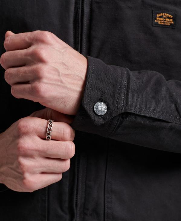 Superdry Hommes veste harrington ranch vintage D64Z914 vêtements brun