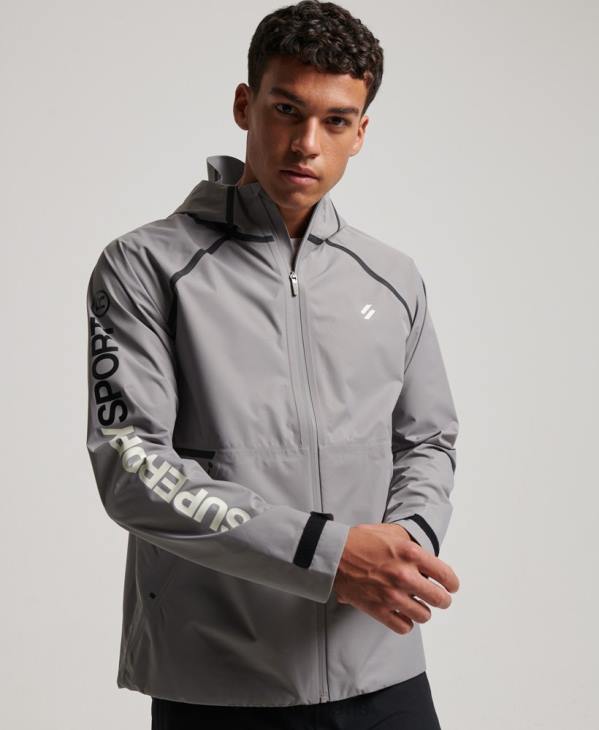 Superdry Hommes veste imperméable D64Z1011 vêtements gris