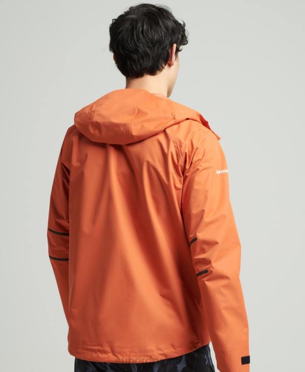Superdry Hommes veste imperméable D64Z1025 vêtements orange