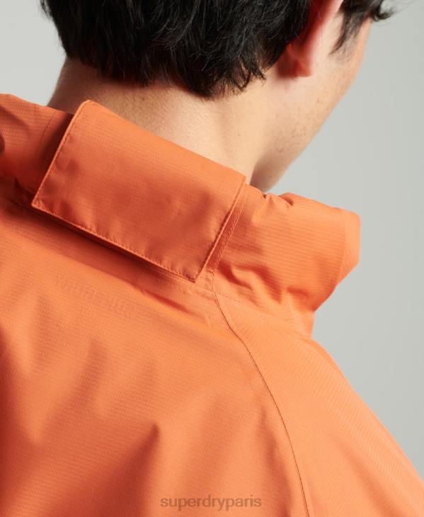 Superdry Hommes veste imperméable D64Z1025 vêtements orange