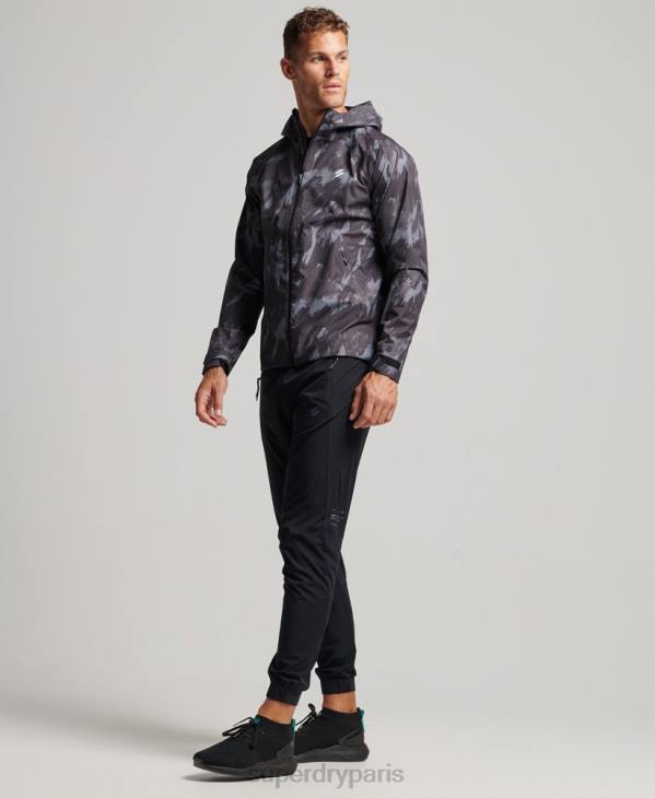 Superdry Hommes veste imperméable D64Z1026 vêtements gris foncé